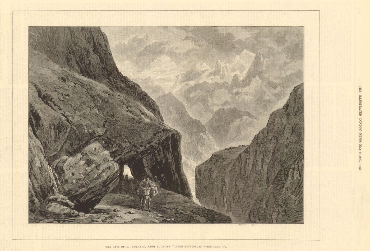 The Pass of St. Gotthard, from Turner's